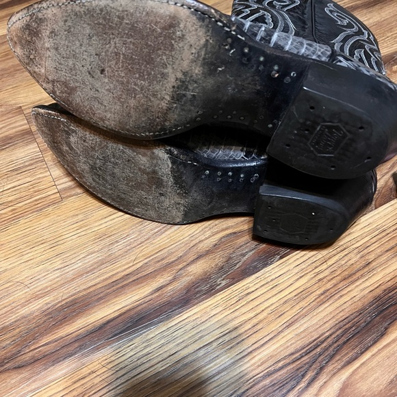 Tony Lama Original Snake Skin 🐍 Men Western Boots Sz 10-D - Picture 5 of 6